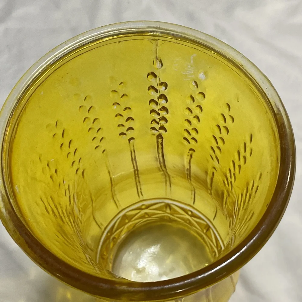 Yellow Glass Vase